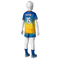 VOL-K02.0 Волейболист Футболка FUT-Ф-U-K04 и Шорты В1 VOL-SH-U-K01 Цельные Спина