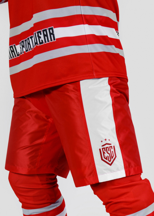 Чехлы на хоккейные шорты однотонные с лампасом HOC-SHL-M-A02