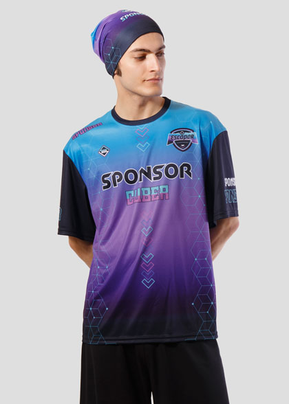 Мужская футболка оверсайз для киберспорта CYB-M-T-003