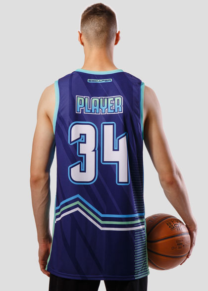 Мужская баскетбольная майка с лампасом BSK-A13.1-SUBL